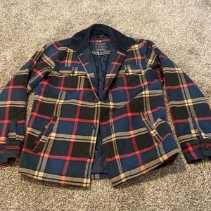 American eagle AE men’s plaid flannel jacket